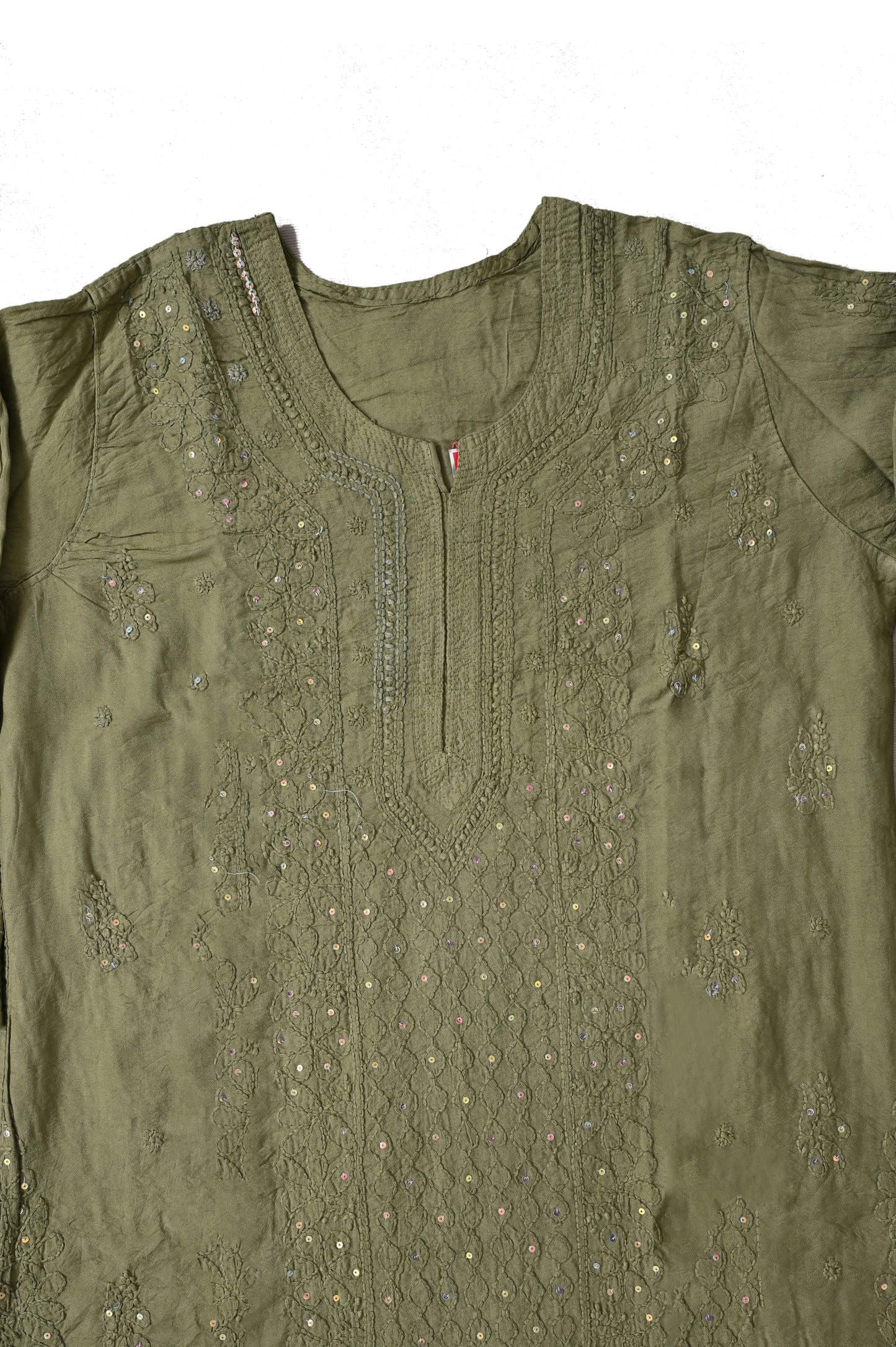 Office-Ready Musleen Chikankari Kurti – Subtle Yet Stylish