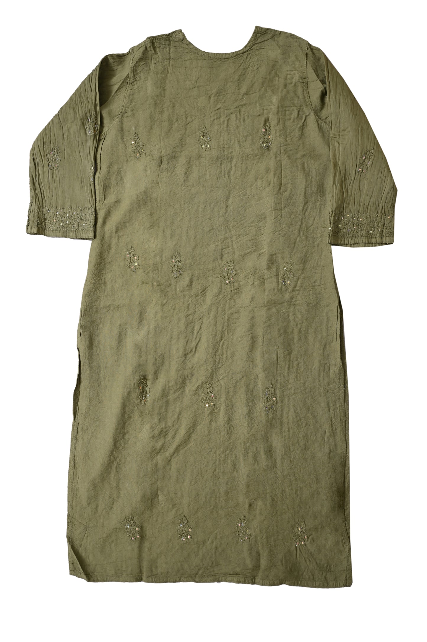 Office-Ready Musleen Chikankari Kurti – Subtle Yet Stylish