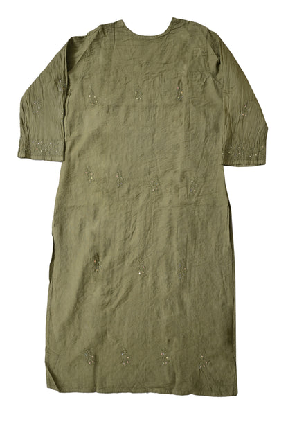 Office-Ready Musleen Chikankari Kurti – Subtle Yet Stylish