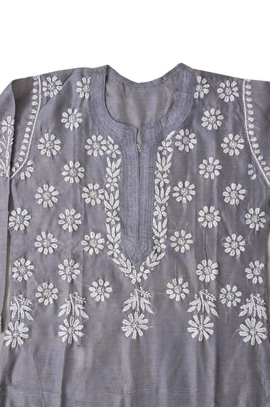 Elegant Lucknowi Chikankari Cotton Kurti for Women